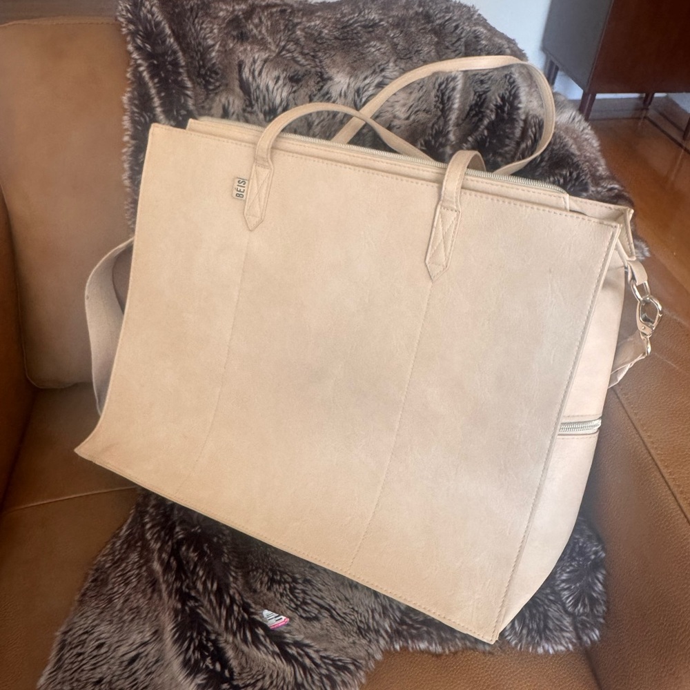 Beis Work Tote - Beige - Large
